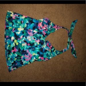 TANKINI BATHING SUIT WORN ONCE TOO AND BOTTOM